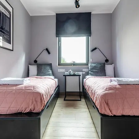 公寓 Old Town Nest - 2 Sypialnie, Balkon, Parking W Hali 格但斯克