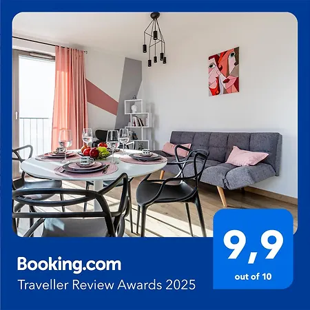 Old Town Nest - 2 Sypialnie, Balkon, Parking W Hali 公寓 *