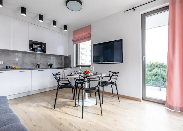 公寓 Old Town Nest - 2 Sypialnie, Balkon, Parking W Hali 格但斯克